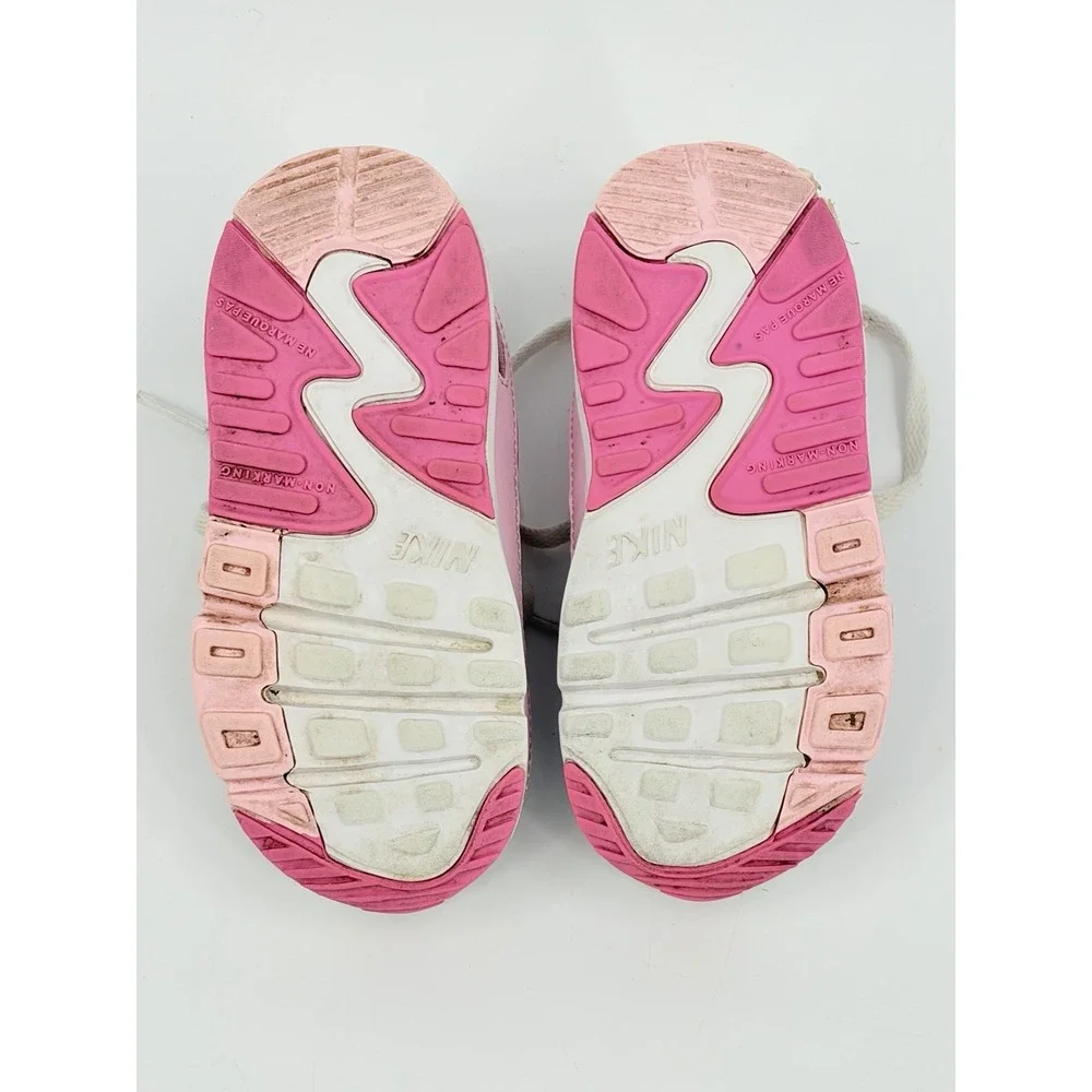 Nike Air Max 90 Playful Pink White Toddler Sneakers Size 8C FZ3557-100
